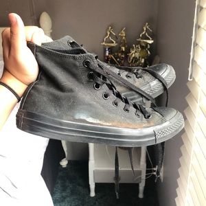 Black Hightop Converse